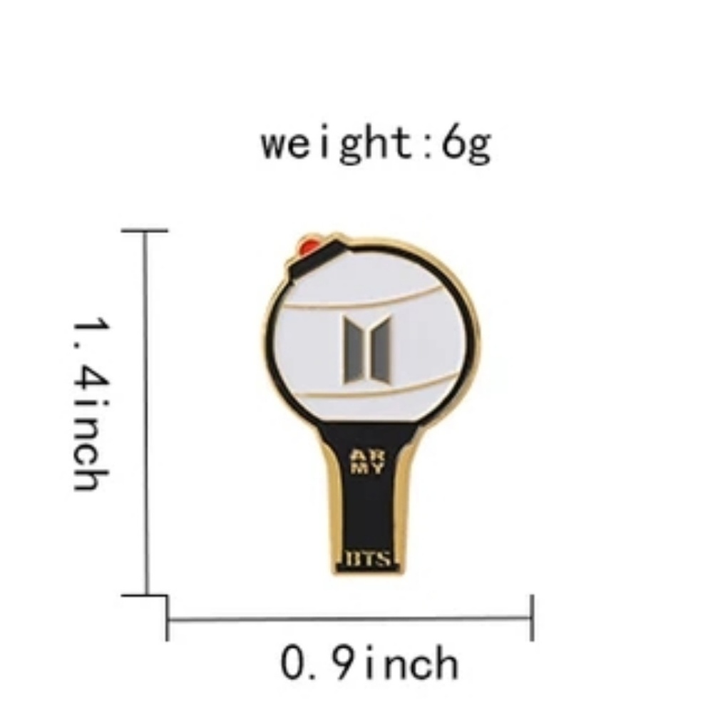 Kpop Bts Bangtan Boys Army pin - Picture 2 of 2